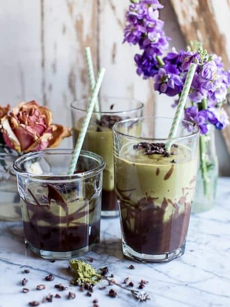 Matcha Chocolate Lava Shake Recipe