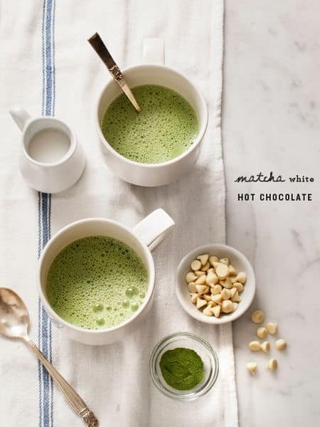 Matcha Hot White Chocolate