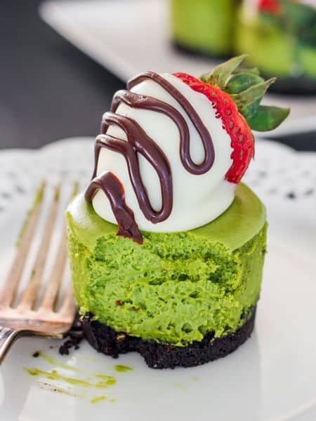 matcha mini cheesecake recipe