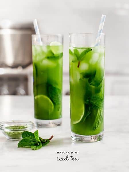 Matcha Mint Iced Tea
