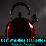 Top whistling tea kettle