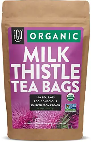 Organic Milk Thistle Tea Bags