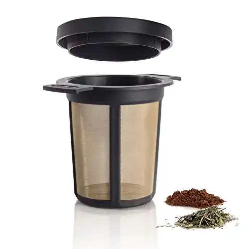 Finum Reusable Stainless Steel Coffee And Tea Infusing Mesh Brewing Basket