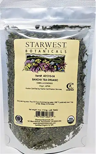 Starwest Botanicals Organic Bancha Tea