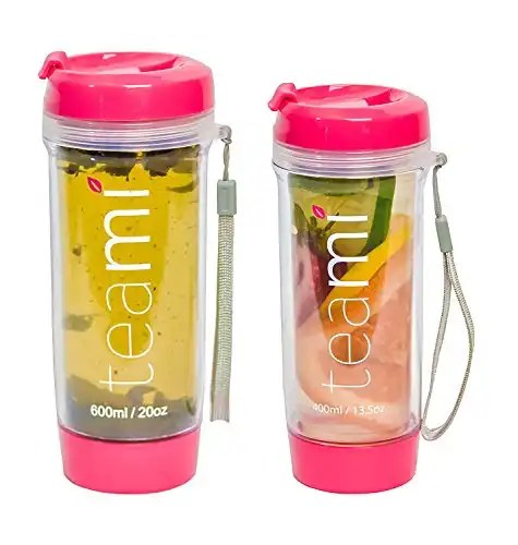 Teami BPA-Free Tea Infuser Bottle (Multiple Colors)